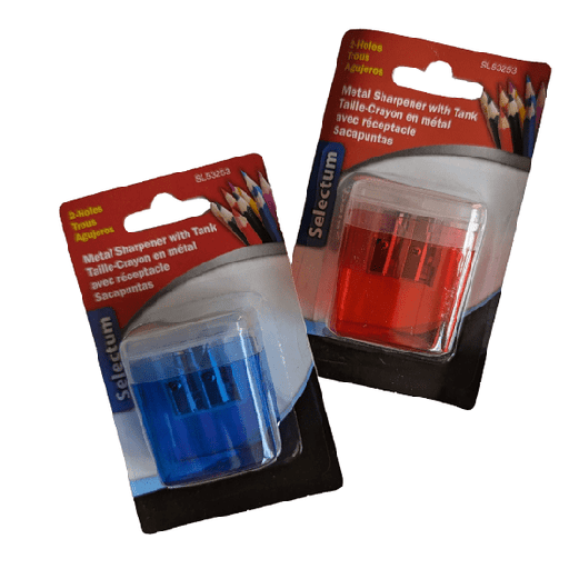 [057447532502] METAL SHARPNER WITH TANK 2 HOLE