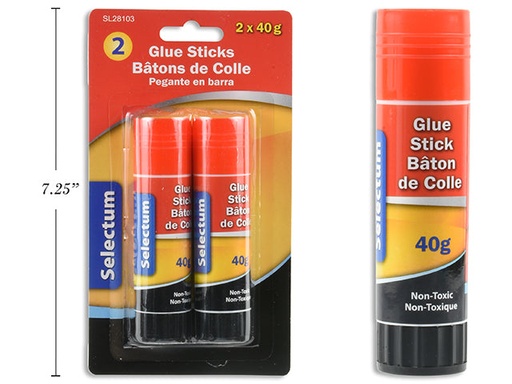 [SL28103] SELECTUM GLUE STICKS 40G/2CT