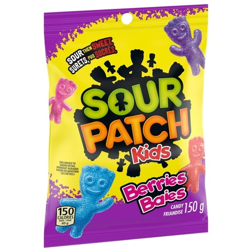 [057700017258] SOUR PATCH KIDS BERRIES 150G 