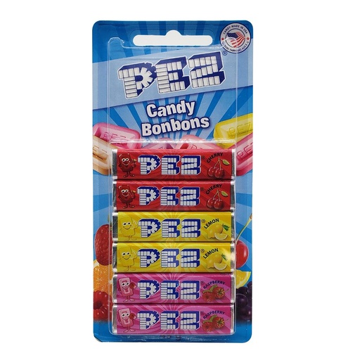 [067535663001] PEZ CANDY REFILLS 6/PK
