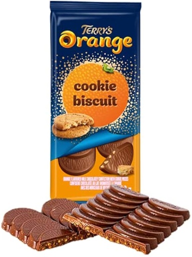 [852697008339] TERRY'S CHOCOLATE BAR COOKIE BISCUIT 90G 
