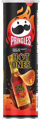 PRINGLES HOT ONES ROJO 158G 