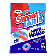 [079200085353] SWEETARTS GUMMY HALOS 3OZ 