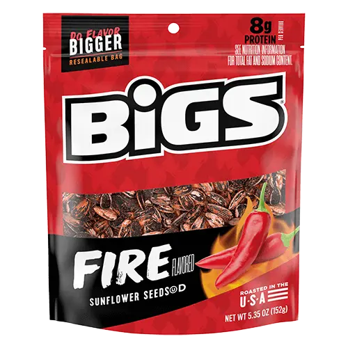 [013873] BIGS SEEDS FIRE FLVR 5.35OZ 