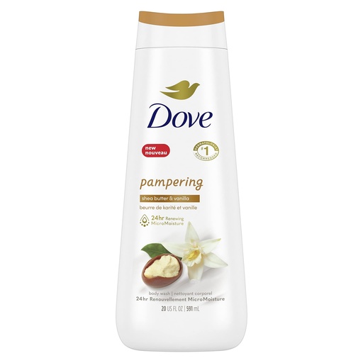 [H60964] DOVE BODY WASH SHEA BUTTER 591ML    