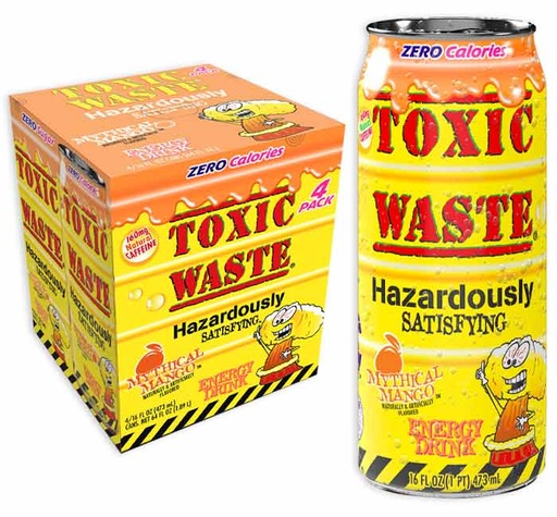 [038252998318] TOXIC WASTE MANGO ENERGY DRINK 4CT 