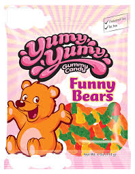 [818480010040] YUMY YUMY FUNNY BEAR 4OZ 