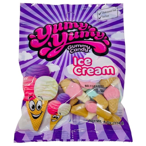 [818480010217] YUMY YUMY ICE CREAM 4OZ