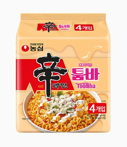 [NS-008T] NONGSHIM SHIN RAMEN TOOMBA STIR FRY 4PK