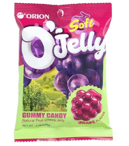 [8801117991807] ORION O JELLY GRAPE GUMMY 66G