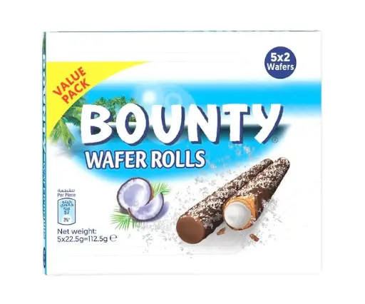 BOUNTY WAFER ROLLS 12CT/270G (EGYPT)
