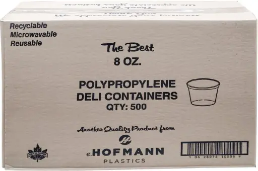 [10628076100089] HOFMANN DELI CONTAINERS 8OZ