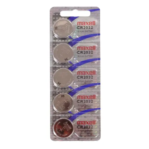[CR2032] MAXELL BATTERIES 2032 5PK  