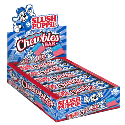 [5056192408419] SLUSH PUPPIE CHEWBIES BARS 50CT (UK)