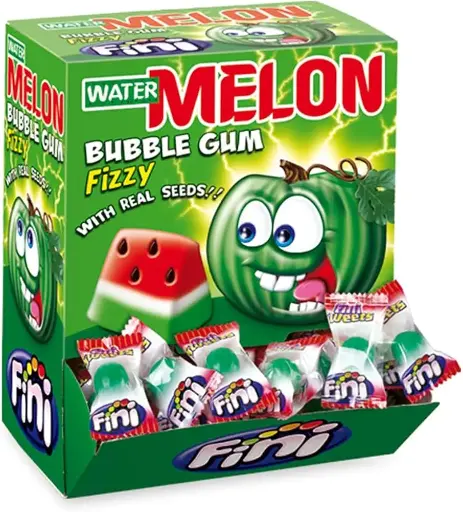 [8410525128288] FINI WATERMELON BUBBLEGUM 200CT