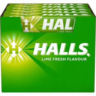 [6924513905727] HALLS VIT- C LIME 20CT