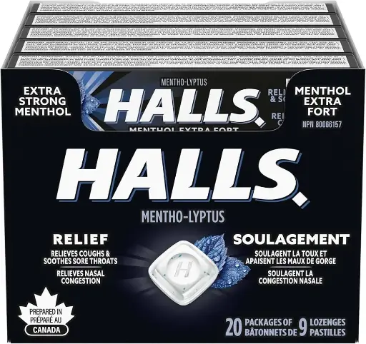 [5604] HALLS EXTRA STRONG S/F 20CT 