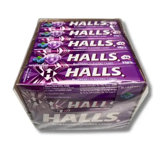 [6601] HALLS BLUEBERRY FLAVORED /20CT 