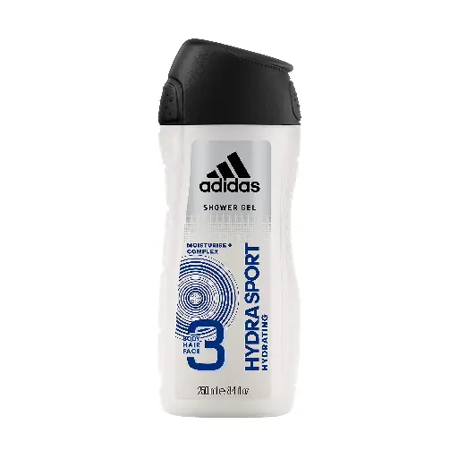 [3607343567893] ADIDAS SHOWER GEL HYDRA SPORT /250ML