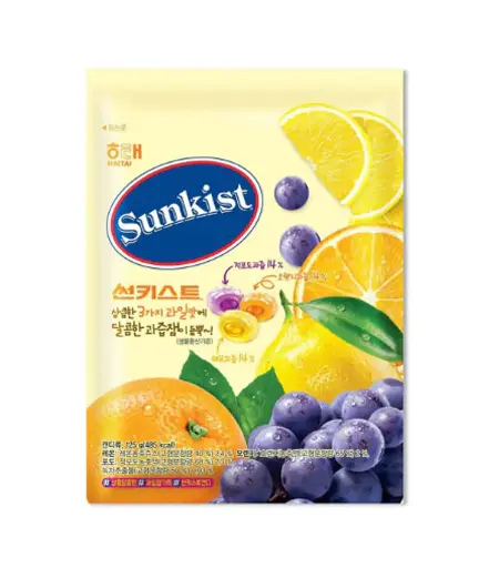 [09637] HAITAI SUNKIST CANDY 125G