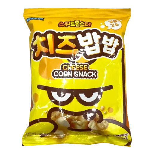 [8809406851221] SWEET MONSTER CHEESE CORN SNACK 55G