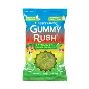 GUMMY RUSH RAINBOW ROLLS 24CT