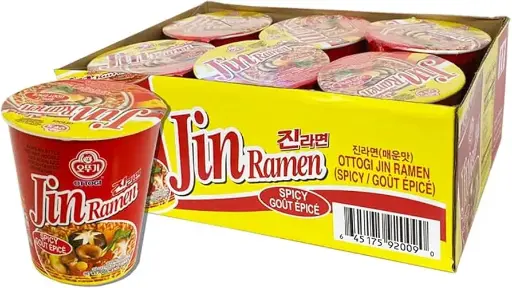 [00850063502306] OTTOGI JIN RAMEN BIG BOWLS SPICY 110G/6PK