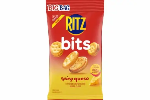 [044000080419] RITZ BITS SPICY QUESO / 85G 