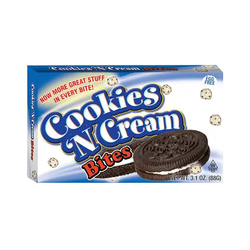 [655956024190] COOKIE DOUGH COOKIES N CREAM BITES BOX 88G