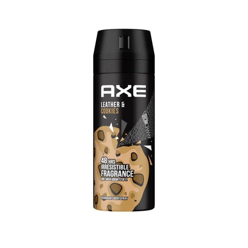 [7791293048857] AXE BODYSPRAY LEATHER & COOKIES 150ml