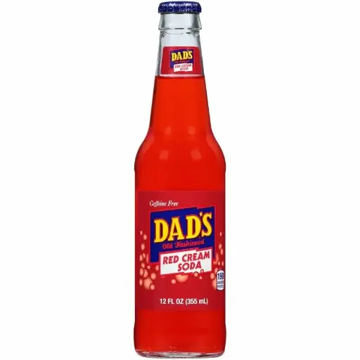 [833627000562] DAD'S RED CREAM SODA BOTTLE'S 355ML/12CT