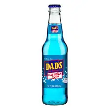 DAD'S BLUE CREAM SODA BOTTLE'S 355ML/12CT