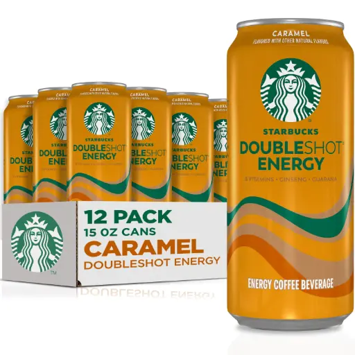 STARBUCKS DBL SHOT  CANS CARAMEL 444ML/ 12CT 