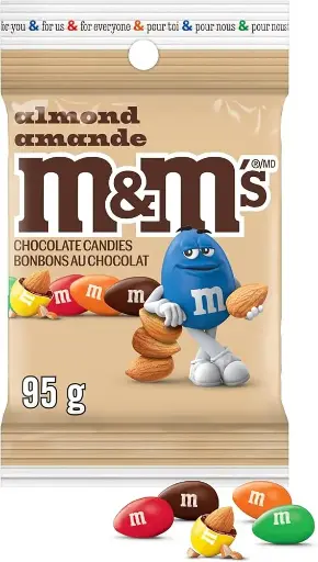 M&M ALMOND BAG 95G 