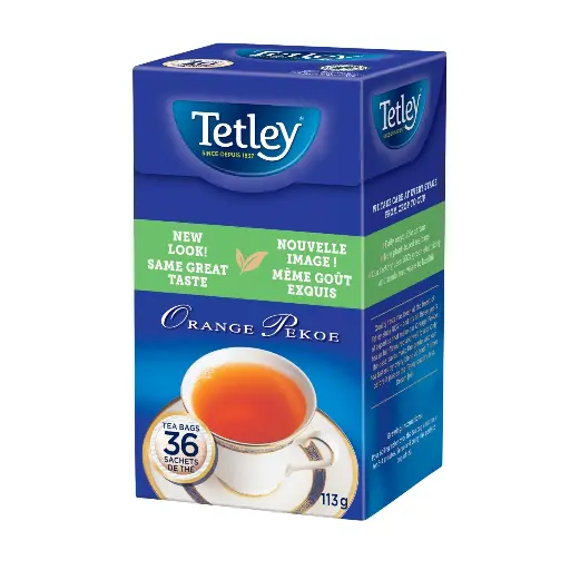 [TEA00109/15130] TETLEY TEA ORANGE PEKOE 36/ PK