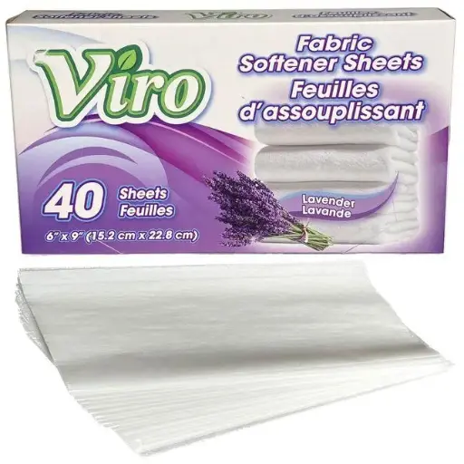 [5501107] VIRO SHEETS FABRIC SOFTENER LAVENDER / 40CT 