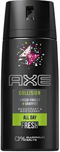 [H62485] AXE BODYSPRAY COLLISION FRESH FOREST150ml