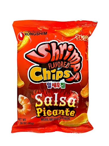 NONGSHIM SHRIMP CHIPS (SALSA) 45G