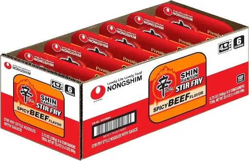 [NS-117NB] SHIN RAMEN STIR FRY BOWL 6PK