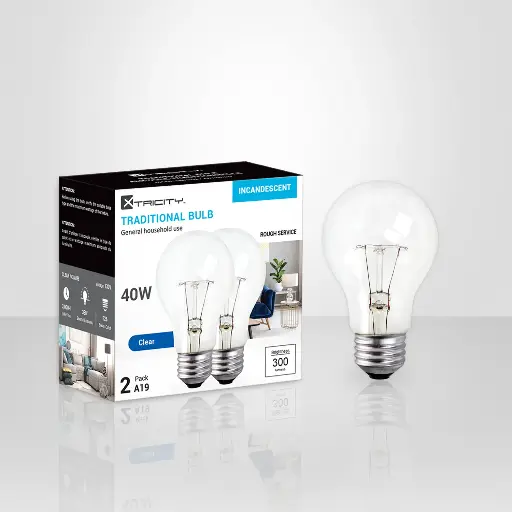 40 WATT CLEAR APPLIANCE BULB 2PK