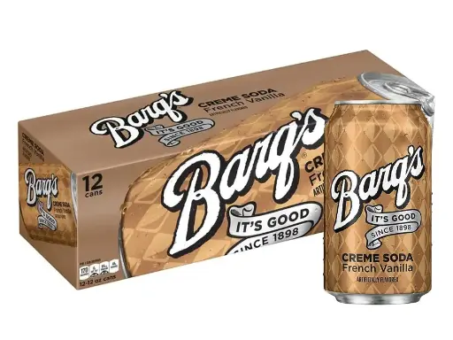 [049000033069] BARQ'S CREAM SODA FRENCH VANILA 12CT/355ML  