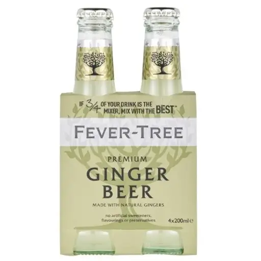[898195001274] FEVER TREE GINGER BEER 200ML/4CT