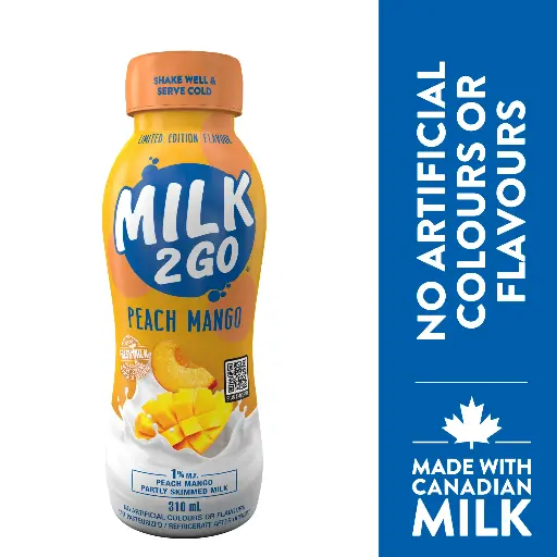 2GO PEACH MANGO MILKSHAKE 310ML