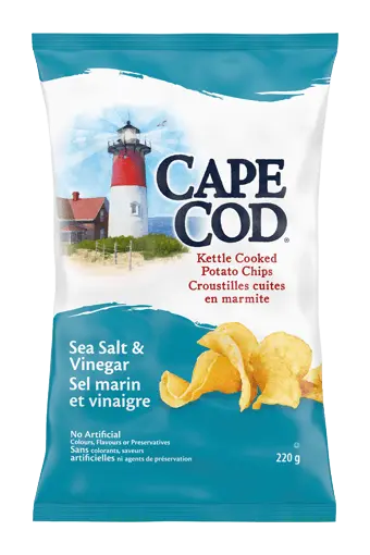 CAPE COD CHIPS SALT & VINEGAR  / 220G 