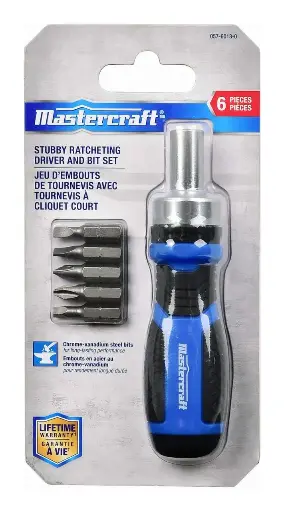 [062823732186] RATCHET SCREWDRIVER 6 IN 1 