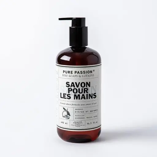 [PP4446] P.P HAND SOAP BOTTLE LEMON CITRUS 490ML  