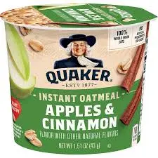 [055577013052] QUAKER APPLES & CINNAMON OATMEAL