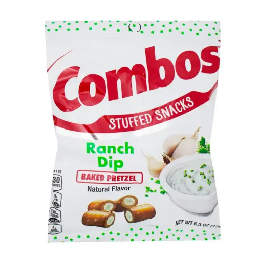 COMBOS RANCH DIP BAKED PRETZEL 6.3OZ