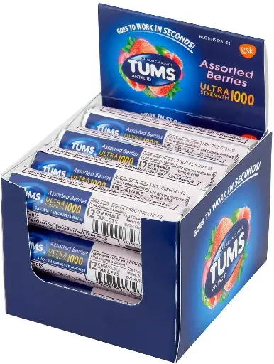 [1194AA] TUMS ULTRA STRENGTH BERRIES /12CT