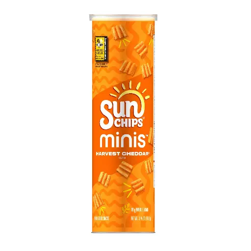 [060410068250] SUN CHIPS MINIS HARVEST CHEDDAR 106G